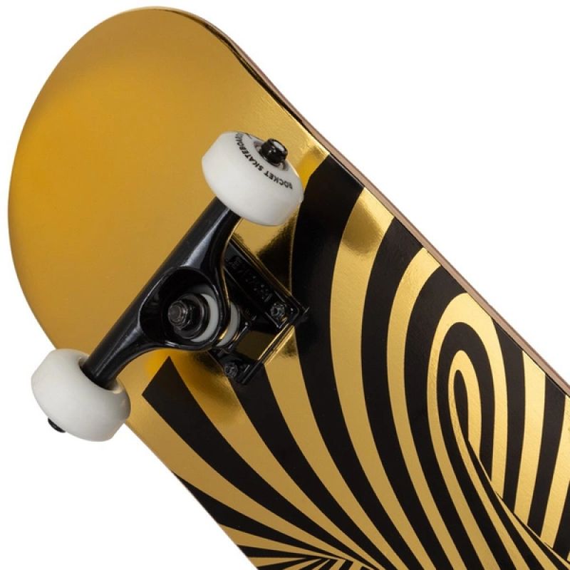 Deskorolka Rocket Twisted Foli Gold 7.5" RKT-COM-1555 N/A