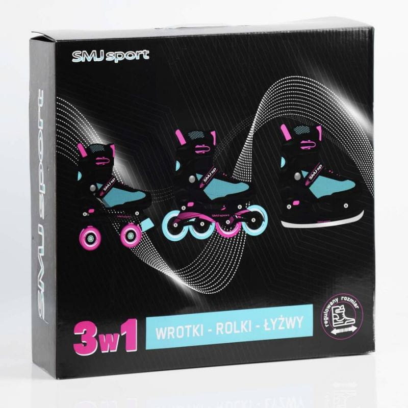 Rolki SMJ sport 3w1 Jr BS-616TP 39-42