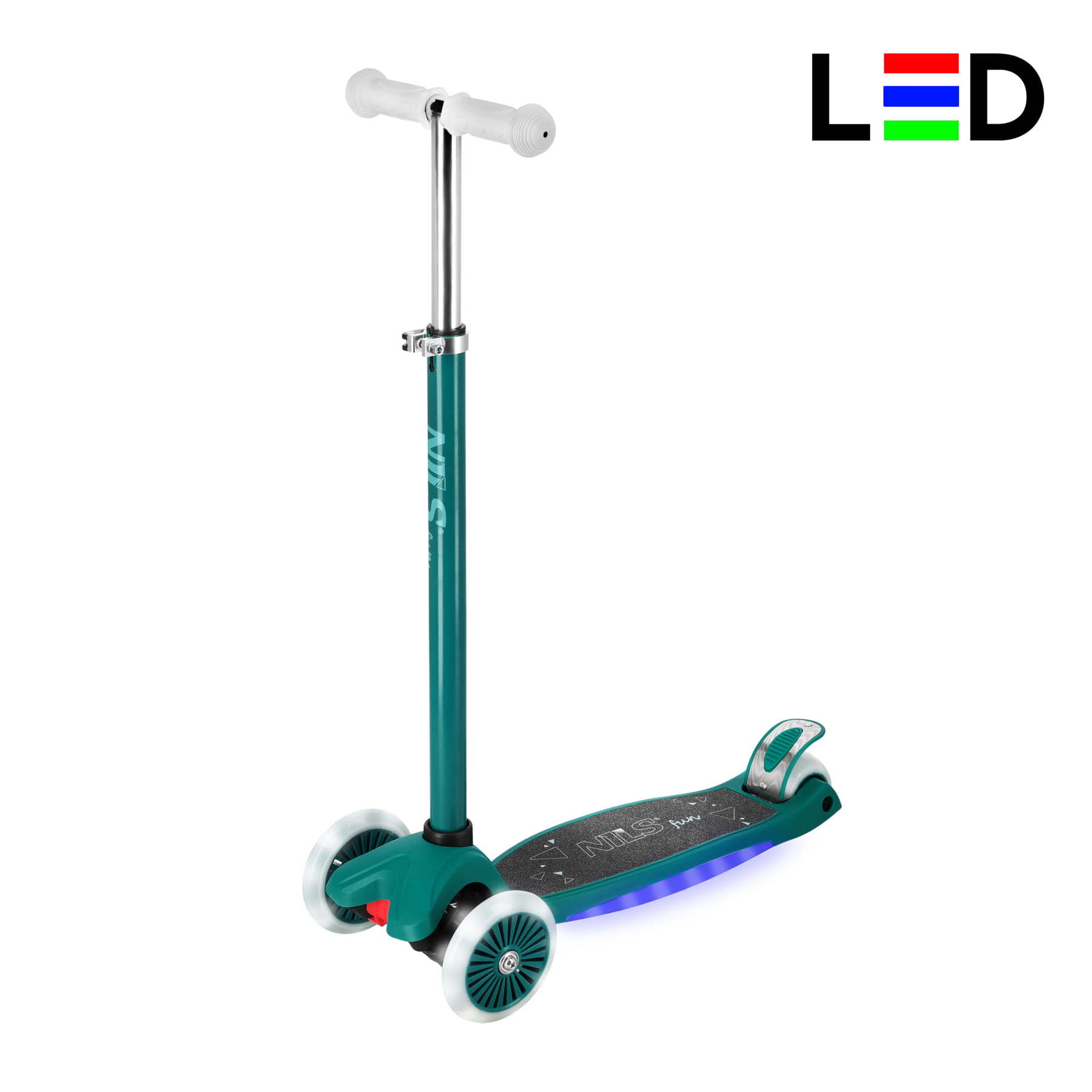 HLB1310 LED HULAJNOGA DZIECIĘCA ZIELONA NILS FUN