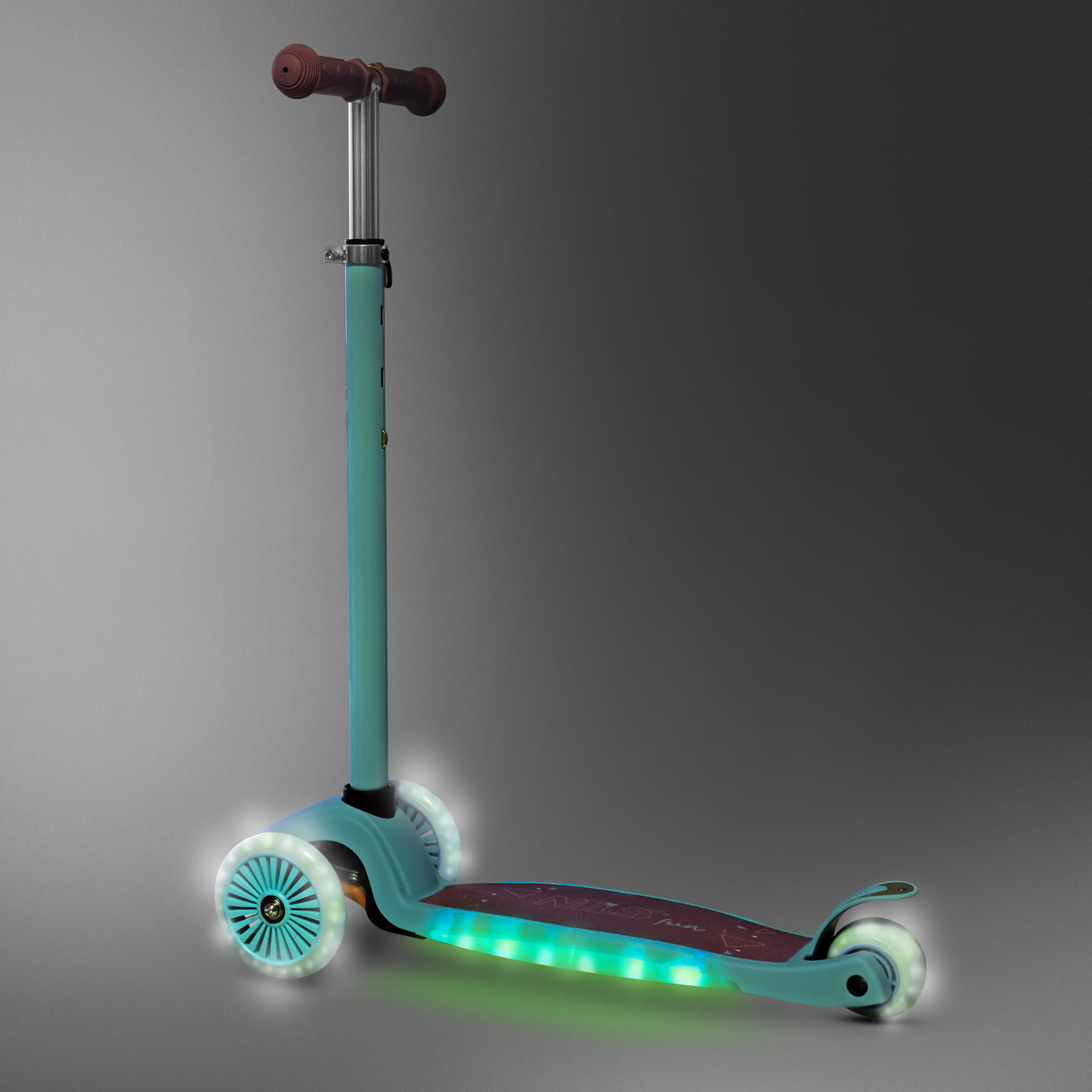 HLB1310 LED HULAJNOGA DZIECIĘCA FIOLETOWA NILS FUN